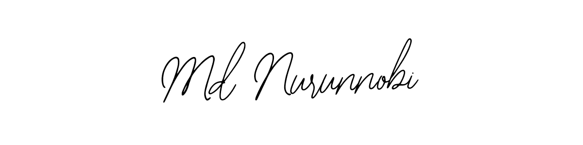 if you are searching for the best signature style for your name Md Nurunnobi. so please give up your signature search. here we have designed multiple signature styles  using Bearetta-2O07w. Md Nurunnobi signature style 12 images and pictures png