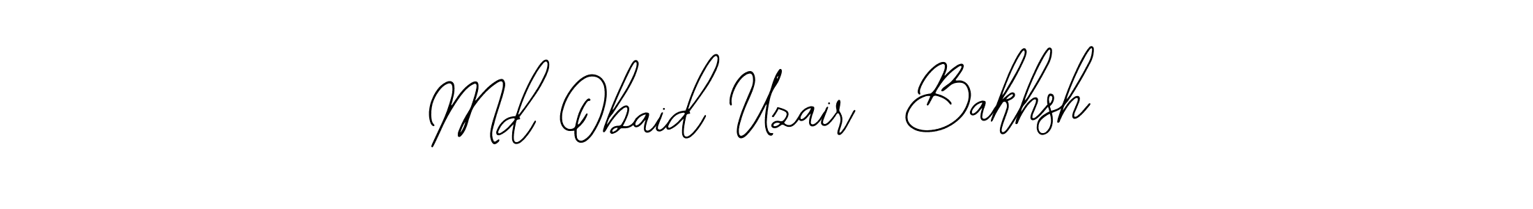 Use a signature maker to create a handwritten signature online. With this signature software, you can design (Bearetta-2O07w) your own signature for name Md Obaid Uzair  Bakhsh. Md Obaid Uzair  Bakhsh signature style 12 images and pictures png