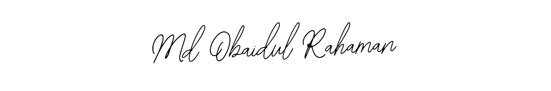 The best way (Bearetta-2O07w) to make a short signature is to pick only two or three words in your name. The name Md Obaidul Rahaman include a total of six letters. For converting this name. Md Obaidul Rahaman signature style 12 images and pictures png