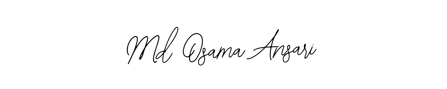 Make a short Md Osama Ansari signature style. Manage your documents anywhere anytime using Bearetta-2O07w. Create and add eSignatures, submit forms, share and send files easily. Md Osama Ansari signature style 12 images and pictures png