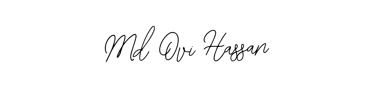 if you are searching for the best signature style for your name Md Ovi Hassan. so please give up your signature search. here we have designed multiple signature styles  using Bearetta-2O07w. Md Ovi Hassan signature style 12 images and pictures png