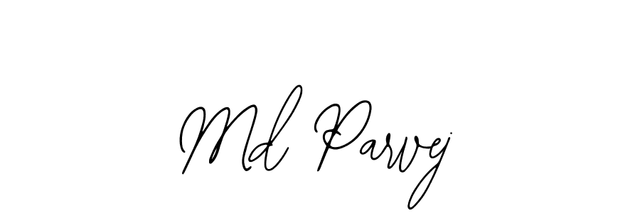 Md Parvej stylish signature style. Best Handwritten Sign (Bearetta-2O07w) for my name. Handwritten Signature Collection Ideas for my name Md Parvej. Md Parvej signature style 12 images and pictures png