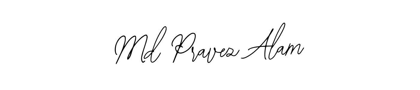 Similarly Bearetta-2O07w is the best handwritten signature design. Signature creator online .You can use it as an online autograph creator for name Md Pravez Alam. Md Pravez Alam signature style 12 images and pictures png