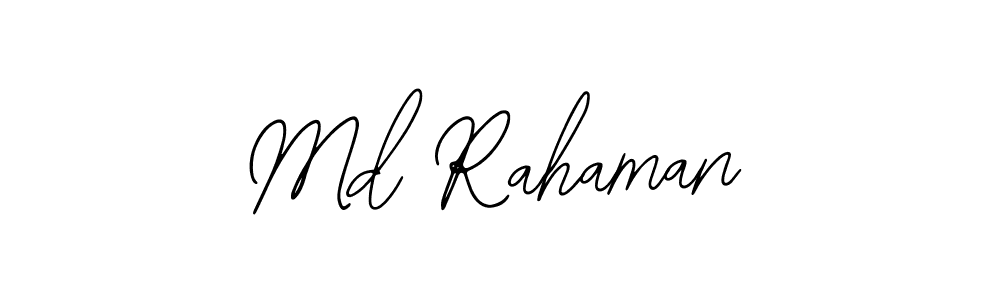 You should practise on your own different ways (Bearetta-2O07w) to write your name (Md Rahaman) in signature. don't let someone else do it for you. Md Rahaman signature style 12 images and pictures png