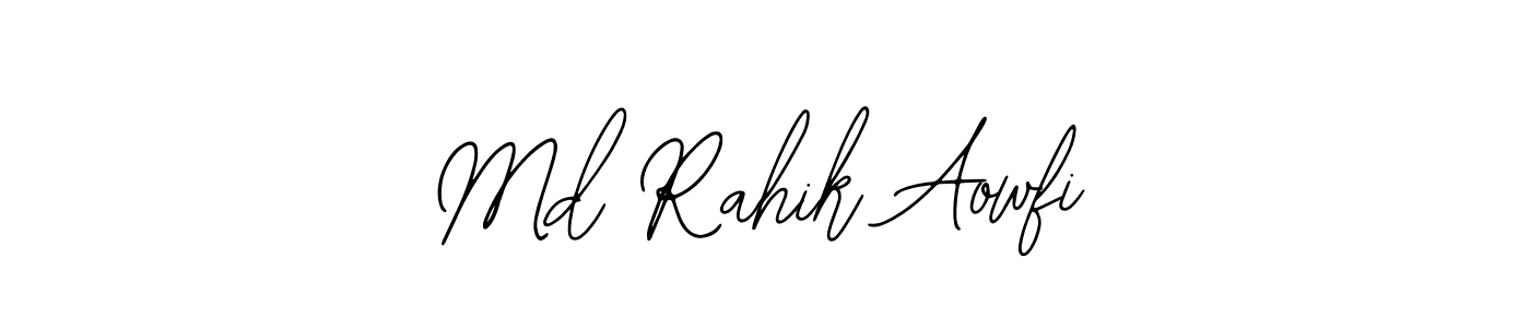 How to make Md Rahik Aowfi signature? Bearetta-2O07w is a professional autograph style. Create handwritten signature for Md Rahik Aowfi name. Md Rahik Aowfi signature style 12 images and pictures png