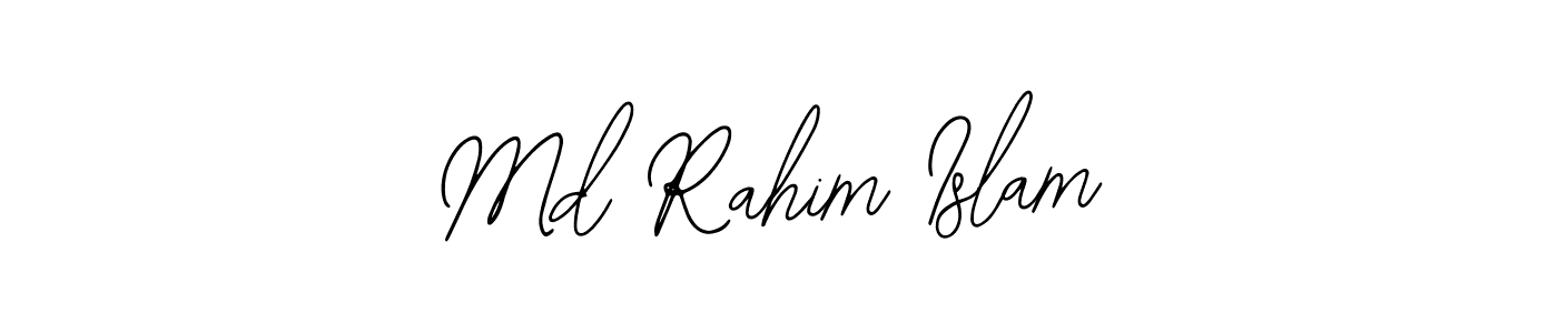 Bearetta-2O07w is a professional signature style that is perfect for those who want to add a touch of class to their signature. It is also a great choice for those who want to make their signature more unique. Get Md Rahim Islam name to fancy signature for free. Md Rahim Islam signature style 12 images and pictures png