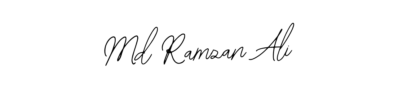 The best way (Bearetta-2O07w) to make a short signature is to pick only two or three words in your name. The name Md Ramzan Ali include a total of six letters. For converting this name. Md Ramzan Ali signature style 12 images and pictures png