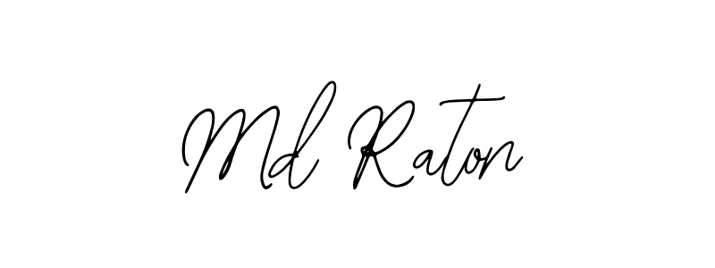Design your own signature with our free online signature maker. With this signature software, you can create a handwritten (Bearetta-2O07w) signature for name Md Raton. Md Raton signature style 12 images and pictures png