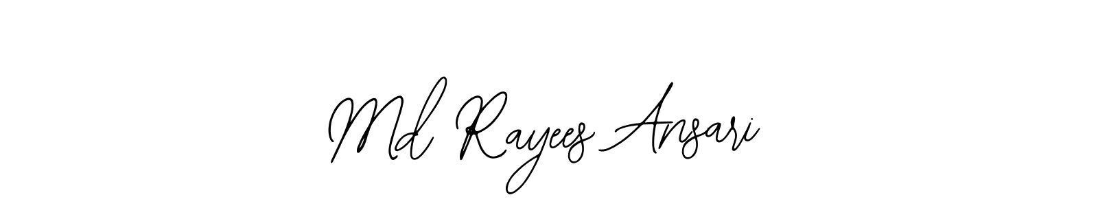 Use a signature maker to create a handwritten signature online. With this signature software, you can design (Bearetta-2O07w) your own signature for name Md Rayees Ansari. Md Rayees Ansari signature style 12 images and pictures png