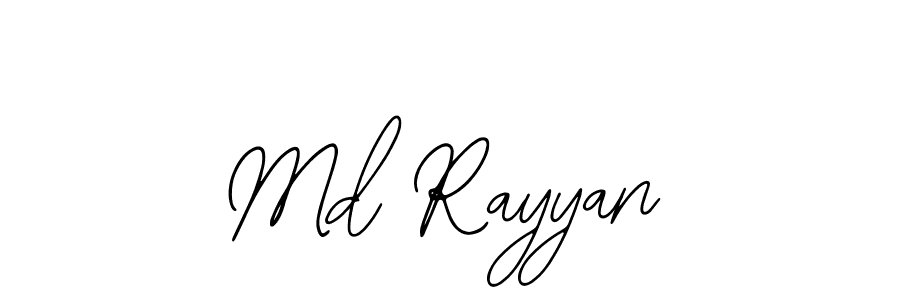 Design your own signature with our free online signature maker. With this signature software, you can create a handwritten (Bearetta-2O07w) signature for name Md Rayyan. Md Rayyan signature style 12 images and pictures png