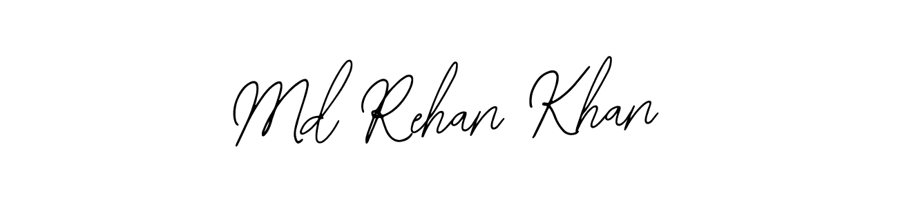 How to make Md Rehan Khan name signature. Use Bearetta-2O07w style for creating short signs online. This is the latest handwritten sign. Md Rehan Khan signature style 12 images and pictures png