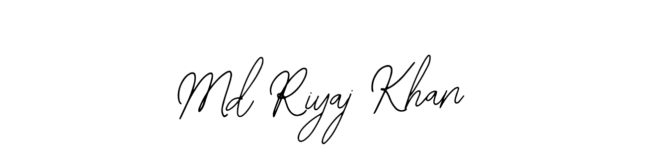 Similarly Bearetta-2O07w is the best handwritten signature design. Signature creator online .You can use it as an online autograph creator for name Md Riyaj Khan. Md Riyaj Khan signature style 12 images and pictures png