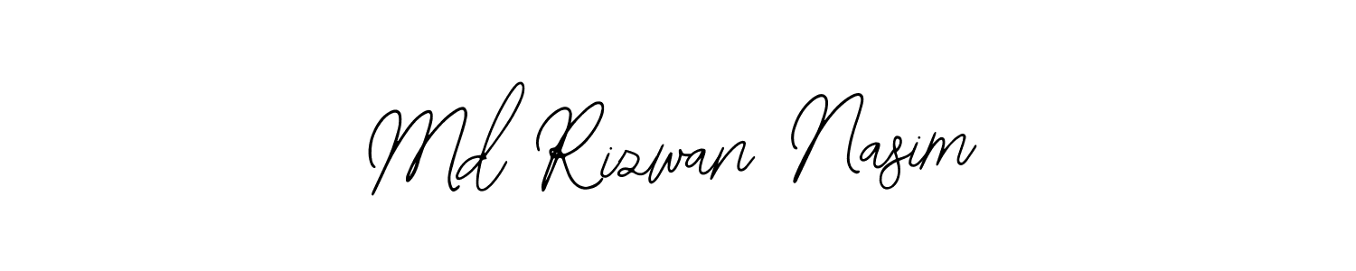 How to make Md Rizwan Nasim name signature. Use Bearetta-2O07w style for creating short signs online. This is the latest handwritten sign. Md Rizwan Nasim signature style 12 images and pictures png