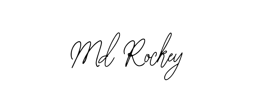 Design your own signature with our free online signature maker. With this signature software, you can create a handwritten (Bearetta-2O07w) signature for name Md Rockey. Md Rockey signature style 12 images and pictures png