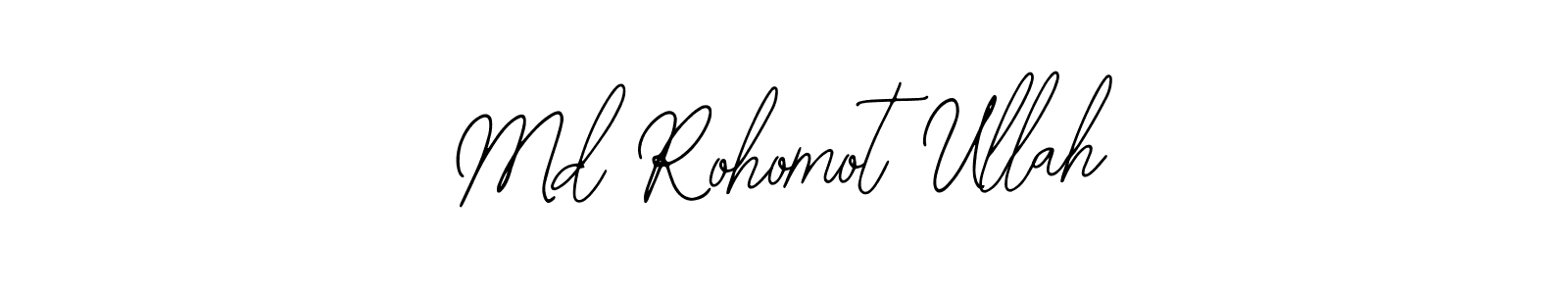 Bearetta-2O07w is a professional signature style that is perfect for those who want to add a touch of class to their signature. It is also a great choice for those who want to make their signature more unique. Get Md Rohomot Ullah name to fancy signature for free. Md Rohomot Ullah signature style 12 images and pictures png