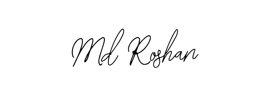 Also we have Md Roshan name is the best signature style. Create professional handwritten signature collection using Bearetta-2O07w autograph style. Md Roshan signature style 12 images and pictures png