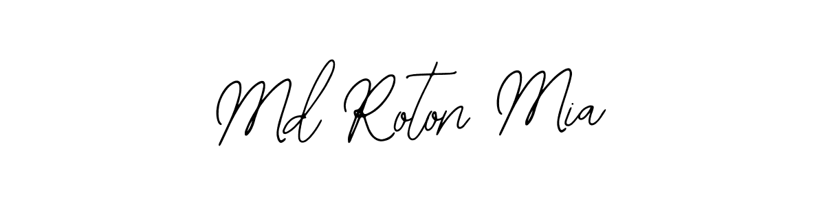 Md Roton Mia stylish signature style. Best Handwritten Sign (Bearetta-2O07w) for my name. Handwritten Signature Collection Ideas for my name Md Roton Mia. Md Roton Mia signature style 12 images and pictures png
