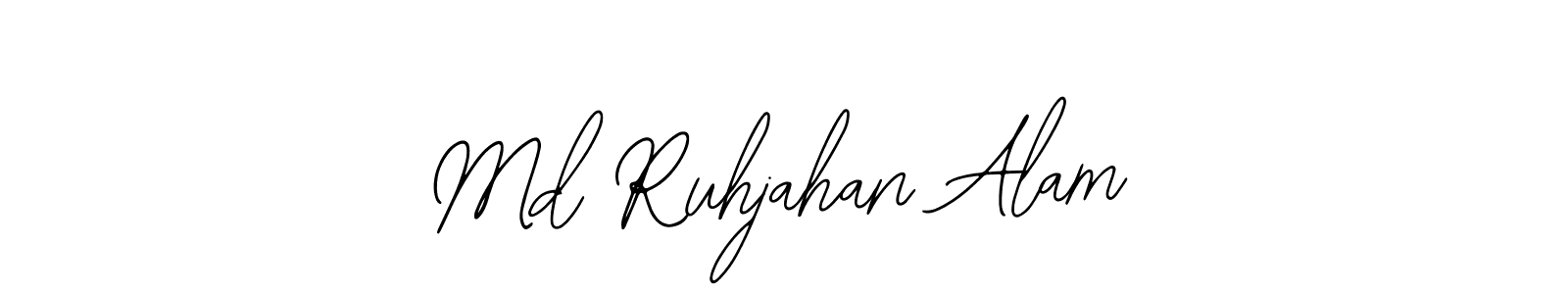 How to make Md Ruhjahan Alam name signature. Use Bearetta-2O07w style for creating short signs online. This is the latest handwritten sign. Md Ruhjahan Alam signature style 12 images and pictures png