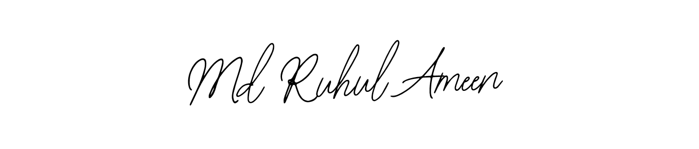 This is the best signature style for the Md Ruhul Ameen name. Also you like these signature font (Bearetta-2O07w). Mix name signature. Md Ruhul Ameen signature style 12 images and pictures png