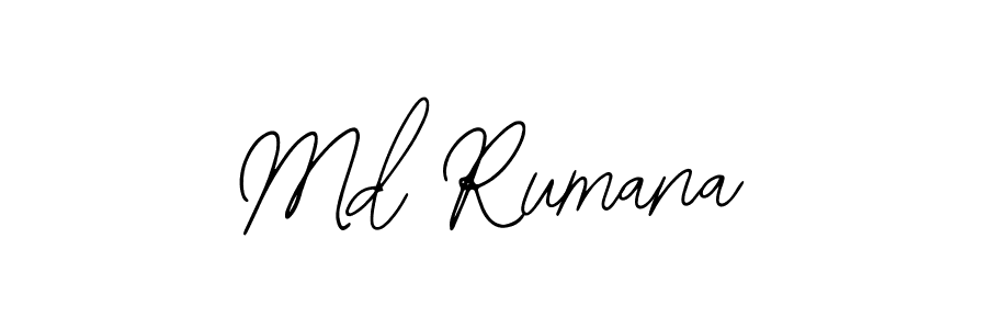 How to make Md Rumana signature? Bearetta-2O07w is a professional autograph style. Create handwritten signature for Md Rumana name. Md Rumana signature style 12 images and pictures png