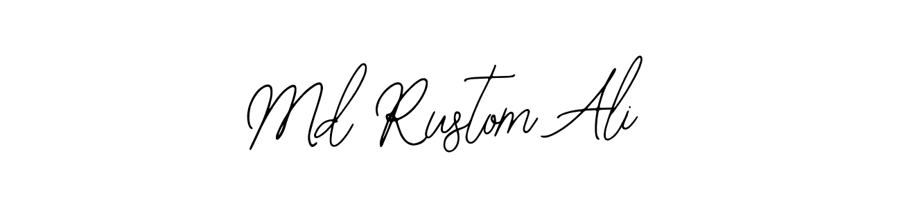 Similarly Bearetta-2O07w is the best handwritten signature design. Signature creator online .You can use it as an online autograph creator for name Md Rustom Ali. Md Rustom Ali signature style 12 images and pictures png