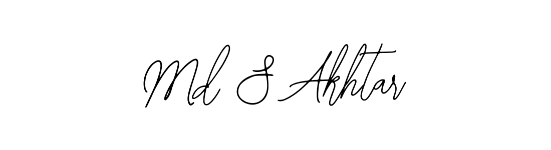 Design your own signature with our free online signature maker. With this signature software, you can create a handwritten (Bearetta-2O07w) signature for name Md S Akhtar. Md S Akhtar signature style 12 images and pictures png