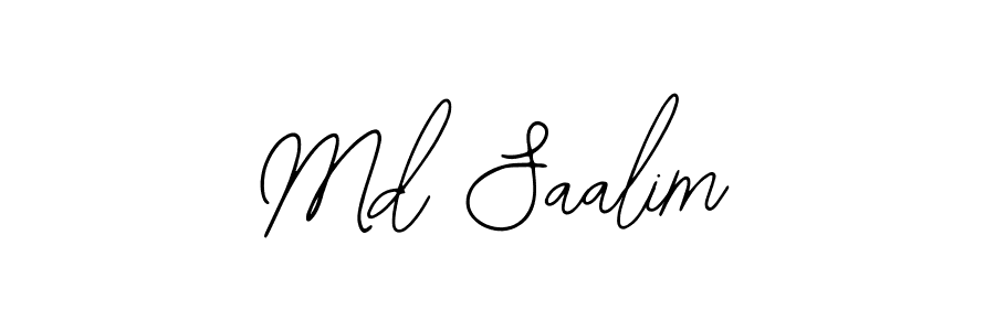 Make a beautiful signature design for name Md Saalim. With this signature (Bearetta-2O07w) style, you can create a handwritten signature for free. Md Saalim signature style 12 images and pictures png