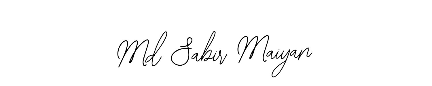 Also You can easily find your signature by using the search form. We will create Md Sabir Maiyan name handwritten signature images for you free of cost using Bearetta-2O07w sign style. Md Sabir Maiyan signature style 12 images and pictures png