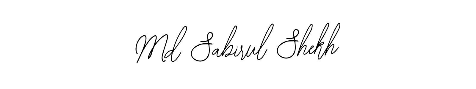Use a signature maker to create a handwritten signature online. With this signature software, you can design (Bearetta-2O07w) your own signature for name Md Sabirul Shekh. Md Sabirul Shekh signature style 12 images and pictures png