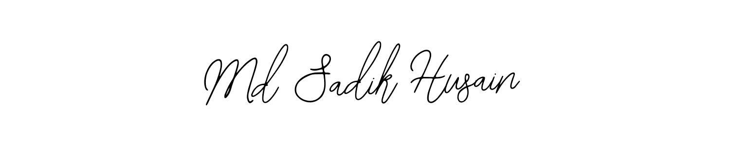 Also we have Md Sadik Husain name is the best signature style. Create professional handwritten signature collection using Bearetta-2O07w autograph style. Md Sadik Husain signature style 12 images and pictures png