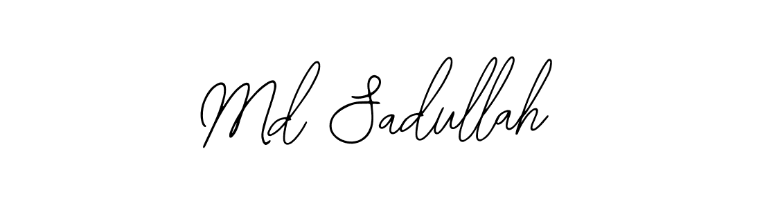 if you are searching for the best signature style for your name Md Sadullah. so please give up your signature search. here we have designed multiple signature styles  using Bearetta-2O07w. Md Sadullah signature style 12 images and pictures png