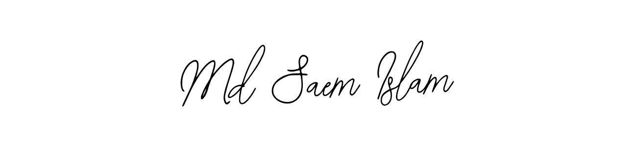 Design your own signature with our free online signature maker. With this signature software, you can create a handwritten (Bearetta-2O07w) signature for name Md Saem Islam. Md Saem Islam signature style 12 images and pictures png