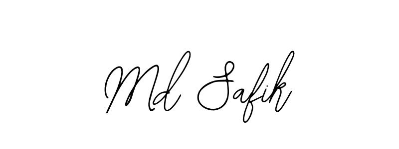 Md Safik stylish signature style. Best Handwritten Sign (Bearetta-2O07w) for my name. Handwritten Signature Collection Ideas for my name Md Safik. Md Safik signature style 12 images and pictures png