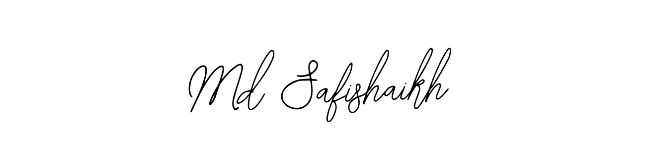 How to Draw Md Safishaikh signature style? Bearetta-2O07w is a latest design signature styles for name Md Safishaikh. Md Safishaikh signature style 12 images and pictures png