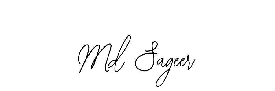 Create a beautiful signature design for name Md Sageer. With this signature (Bearetta-2O07w) fonts, you can make a handwritten signature for free. Md Sageer signature style 12 images and pictures png