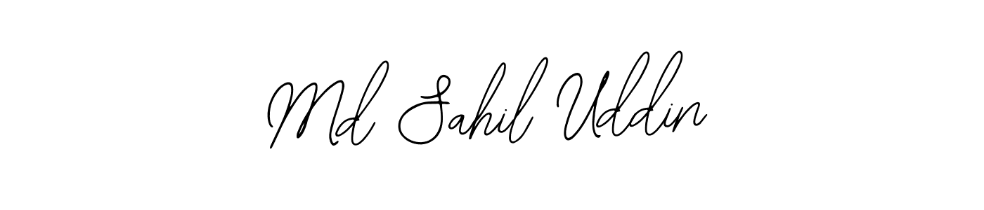 How to make Md Sahil Uddin name signature. Use Bearetta-2O07w style for creating short signs online. This is the latest handwritten sign. Md Sahil Uddin signature style 12 images and pictures png