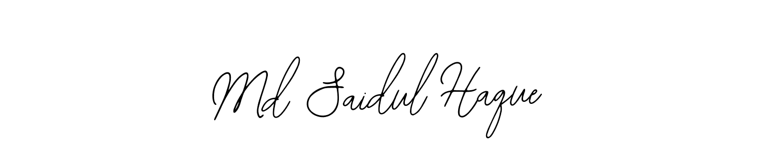 Make a beautiful signature design for name Md Saidul Haque. With this signature (Bearetta-2O07w) style, you can create a handwritten signature for free. Md Saidul Haque signature style 12 images and pictures png