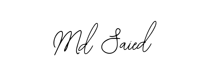 Check out images of Autograph of Md Saied name. Actor Md Saied Signature Style. Bearetta-2O07w is a professional sign style online. Md Saied signature style 12 images and pictures png