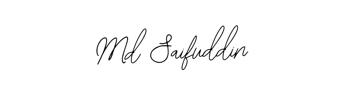 Create a beautiful signature design for name Md Saifuddin. With this signature (Bearetta-2O07w) fonts, you can make a handwritten signature for free. Md Saifuddin signature style 12 images and pictures png