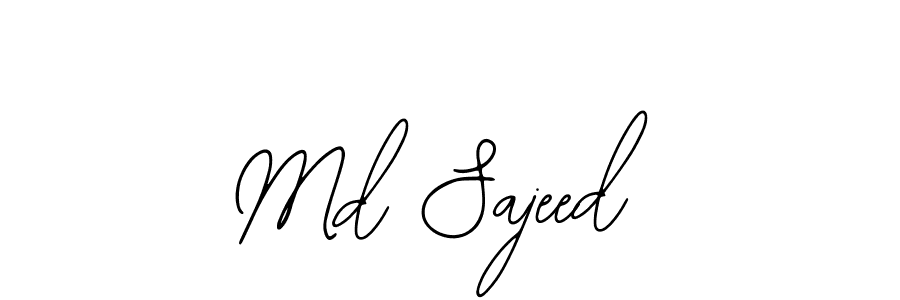 if you are searching for the best signature style for your name Md Sajeed. so please give up your signature search. here we have designed multiple signature styles  using Bearetta-2O07w. Md Sajeed signature style 12 images and pictures png