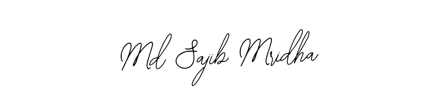 Create a beautiful signature design for name Md Sajib Mridha. With this signature (Bearetta-2O07w) fonts, you can make a handwritten signature for free. Md Sajib Mridha signature style 12 images and pictures png