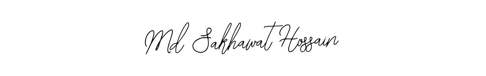 You should practise on your own different ways (Bearetta-2O07w) to write your name (Md Sakhawat Hossain) in signature. don't let someone else do it for you. Md Sakhawat Hossain signature style 12 images and pictures png
