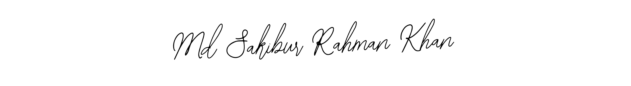 Use a signature maker to create a handwritten signature online. With this signature software, you can design (Bearetta-2O07w) your own signature for name Md Sakibur Rahman Khan. Md Sakibur Rahman Khan signature style 12 images and pictures png