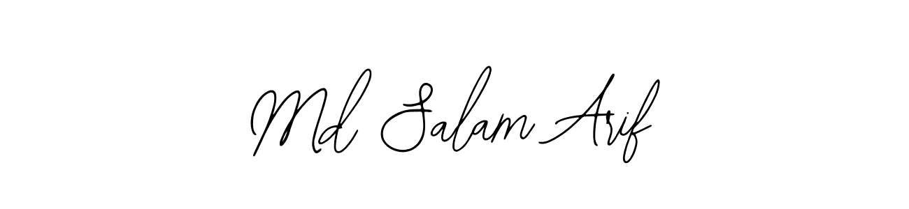 How to make Md Salam Arif name signature. Use Bearetta-2O07w style for creating short signs online. This is the latest handwritten sign. Md Salam Arif signature style 12 images and pictures png