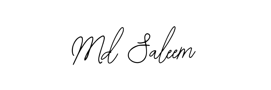 How to make Md Saleem signature? Bearetta-2O07w is a professional autograph style. Create handwritten signature for Md Saleem name. Md Saleem signature style 12 images and pictures png