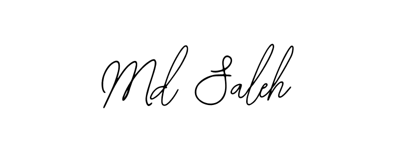 Create a beautiful signature design for name Md Saleh. With this signature (Bearetta-2O07w) fonts, you can make a handwritten signature for free. Md Saleh signature style 12 images and pictures png