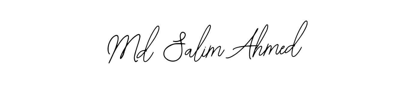 Use a signature maker to create a handwritten signature online. With this signature software, you can design (Bearetta-2O07w) your own signature for name Md Salim Ahmed. Md Salim Ahmed signature style 12 images and pictures png