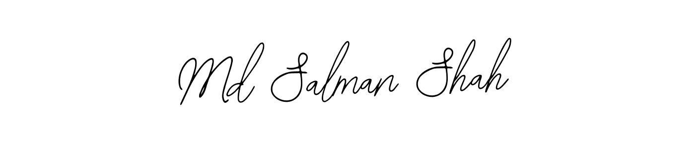 Similarly Bearetta-2O07w is the best handwritten signature design. Signature creator online .You can use it as an online autograph creator for name Md Salman Shah. Md Salman Shah signature style 12 images and pictures png