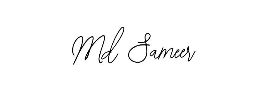 How to Draw Md Sameer signature style? Bearetta-2O07w is a latest design signature styles for name Md Sameer. Md Sameer signature style 12 images and pictures png
