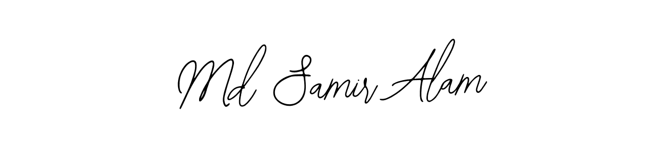 Bearetta-2O07w is a professional signature style that is perfect for those who want to add a touch of class to their signature. It is also a great choice for those who want to make their signature more unique. Get Md Samir Alam name to fancy signature for free. Md Samir Alam signature style 12 images and pictures png